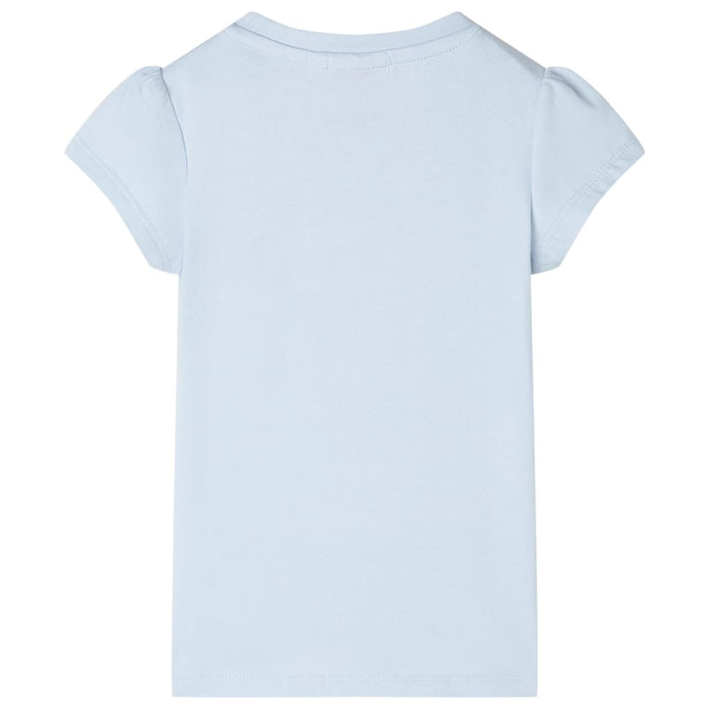 Kinder-T-Shirt Hellblau 128