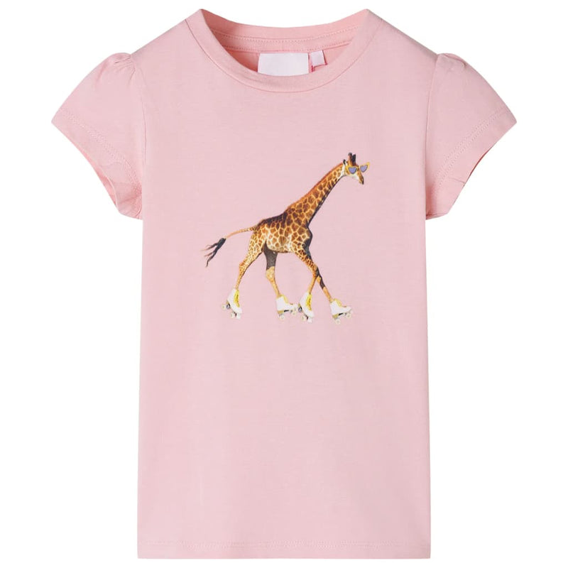 Kinder-T-Shirt Hellrosa 128