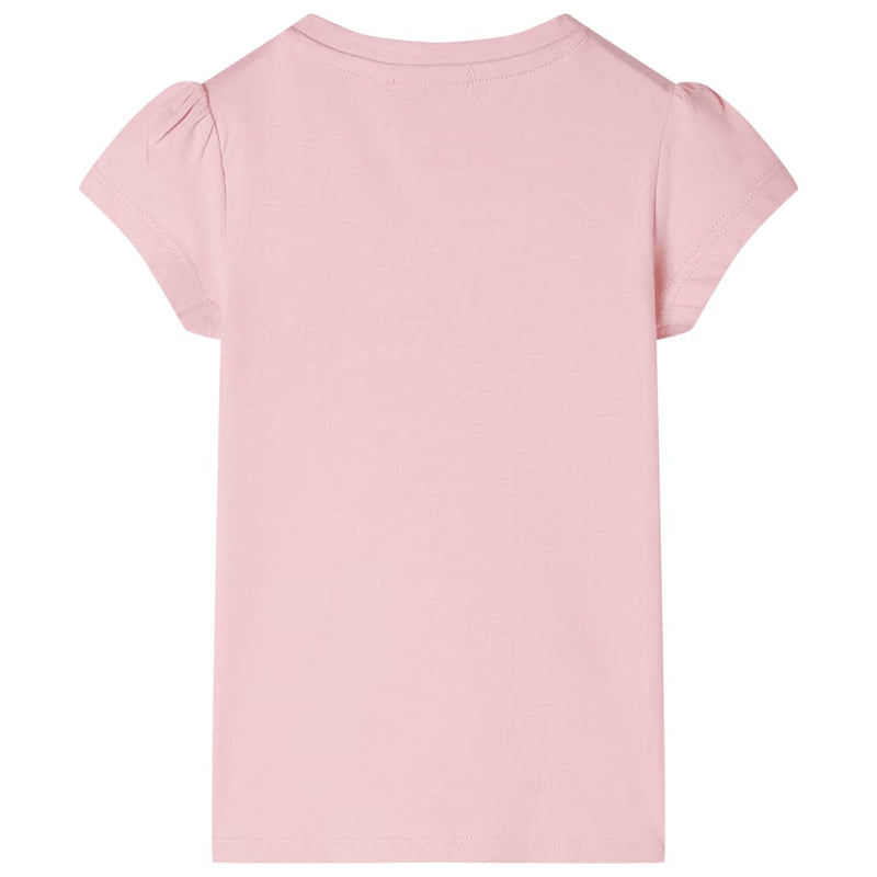 Kinder-T-Shirt Hellrosa 128