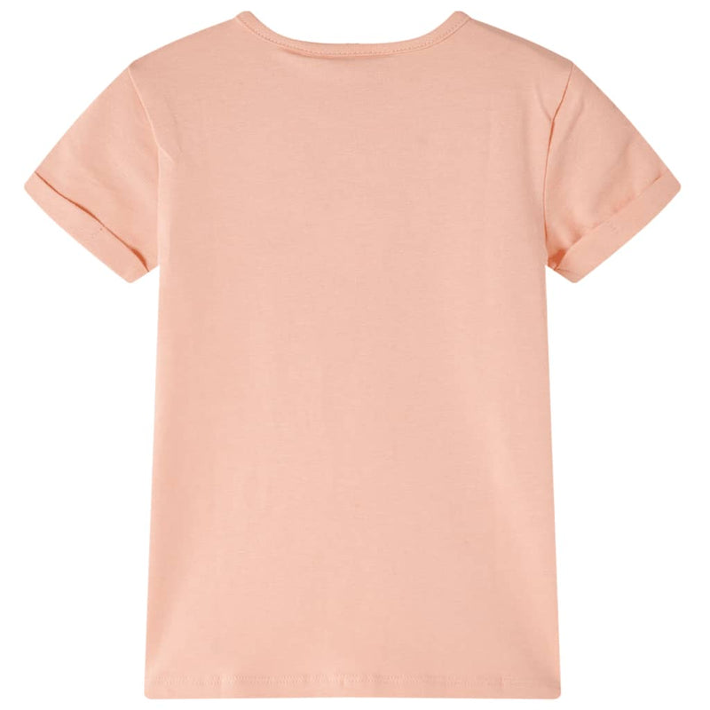 Kinder-T-Shirt Hellorange 140