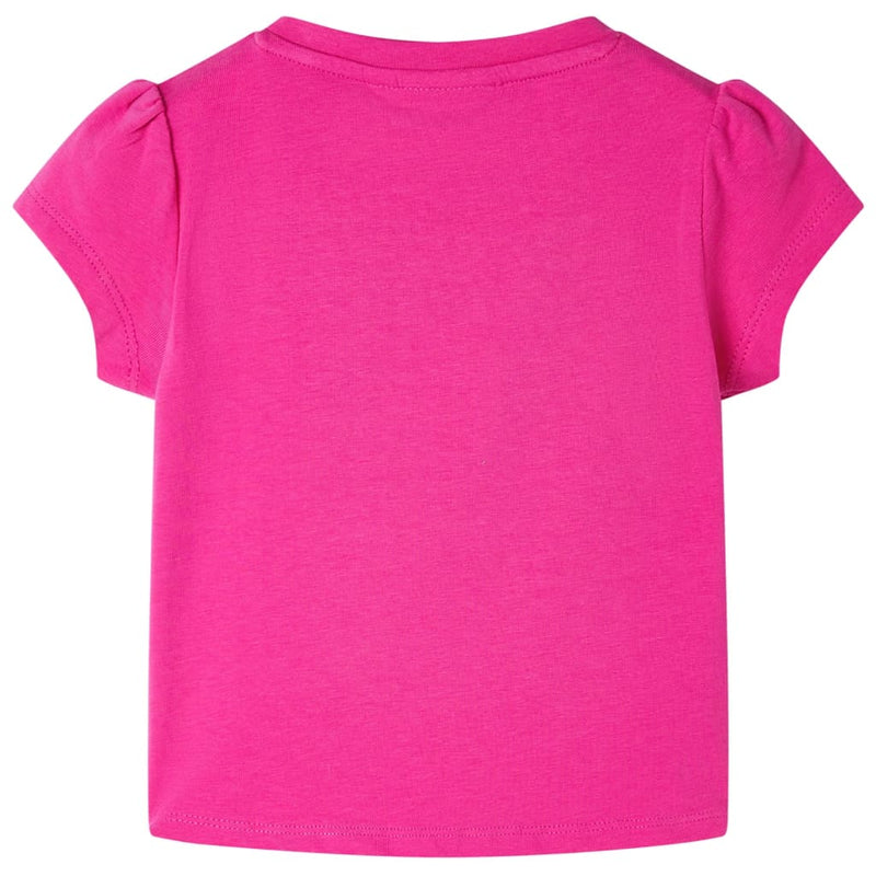 Kinder-T-Shirt Dunkelrosa 104