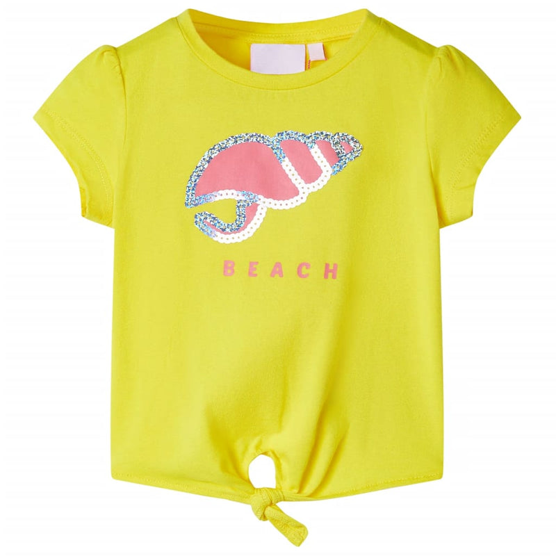 Kinder-T-Shirt Gelb 104