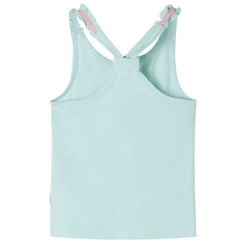 Kinder-Tanktop Helles Minzgrün 116