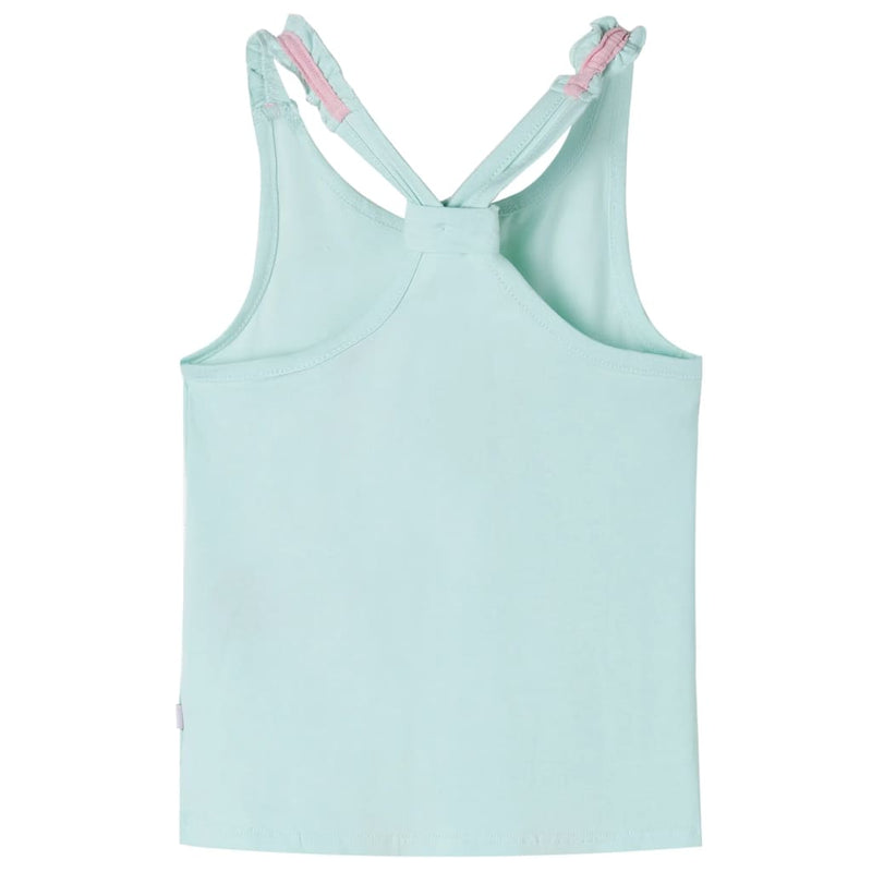 Kinder-Tanktop Helles Minzgrün 128