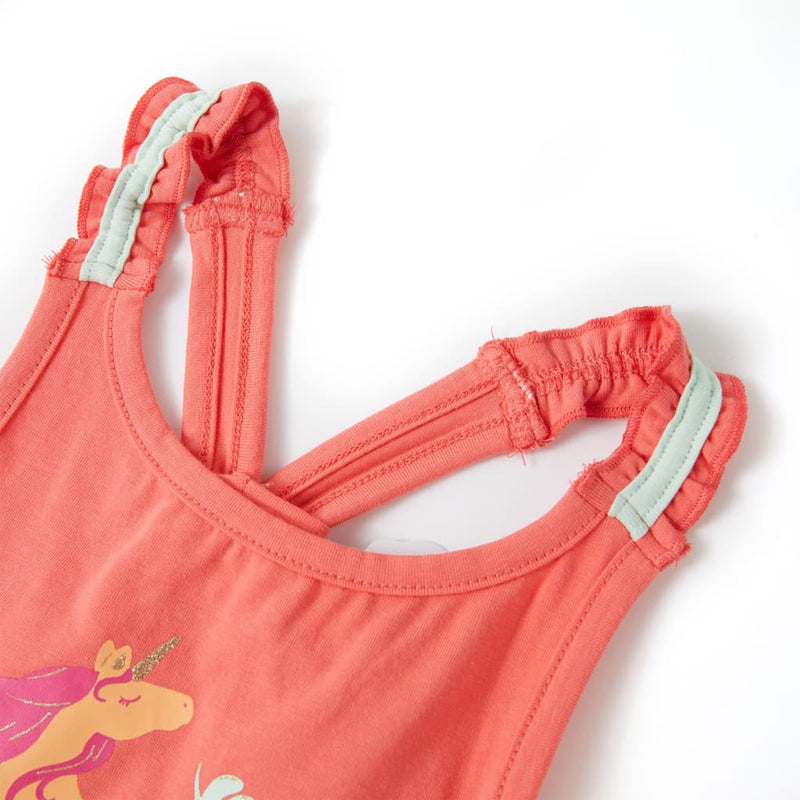 Kinder-Tanktop Korallenrosa 140