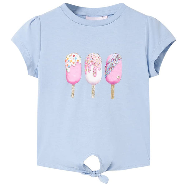 Kinder-T-Shirt Blau 104