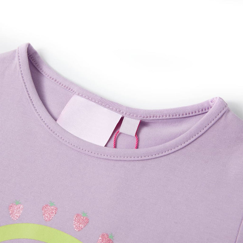 Kinder-T-Shirt Lila 116