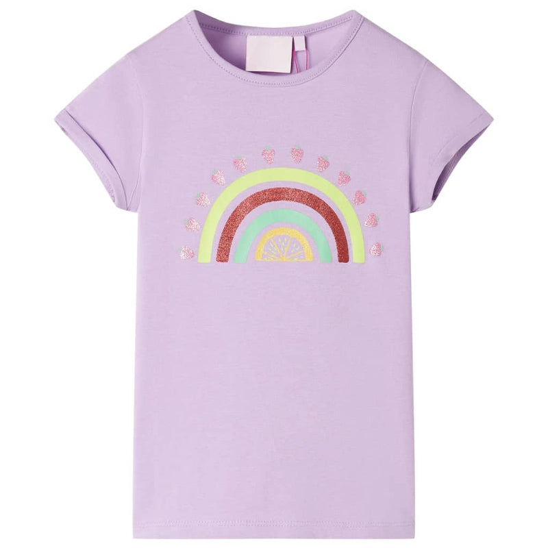 Kinder-T-Shirt Lila 140