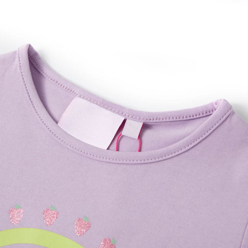 Kinder-T-Shirt Lila 140