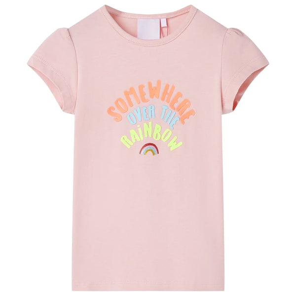 Kinder-T-Shirt Hellrosa 140