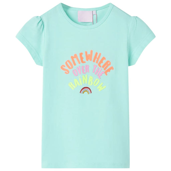 Kinder-T-Shirt Hellblau 116