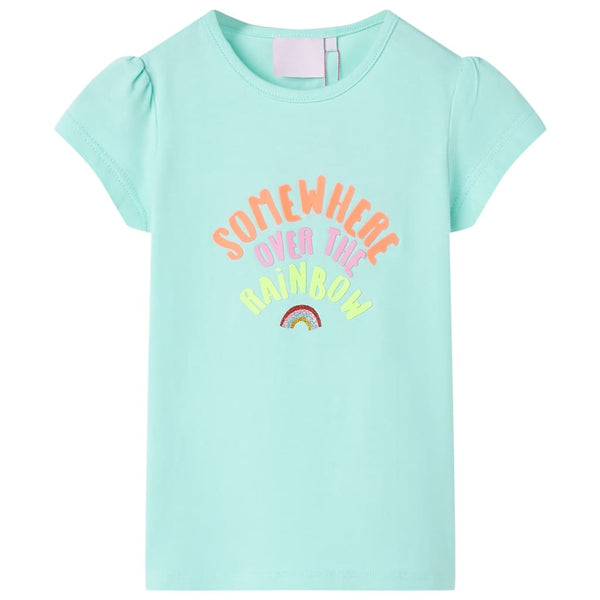 Kinder-T-Shirt Hellblau 128