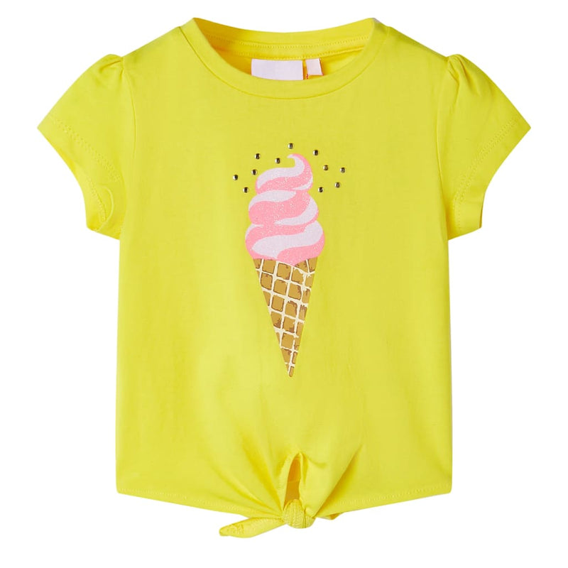 Kinder-T-Shirt Gelb 104