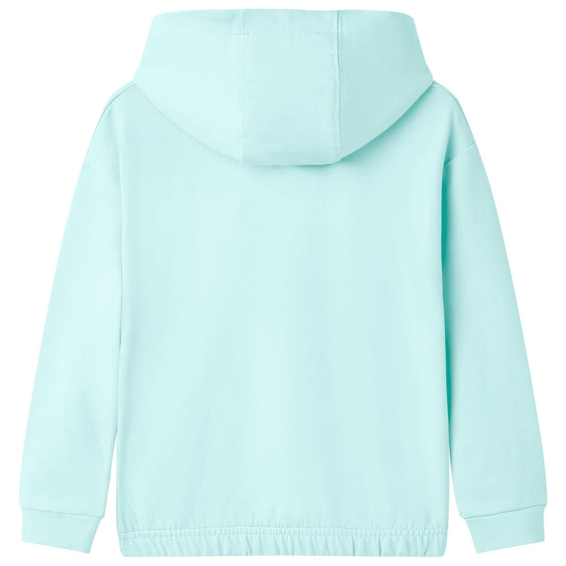 Kinder-Kapuzenpullover Hellblau 140