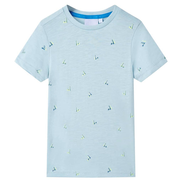 Kinder-T-Shirt Hellblau 92