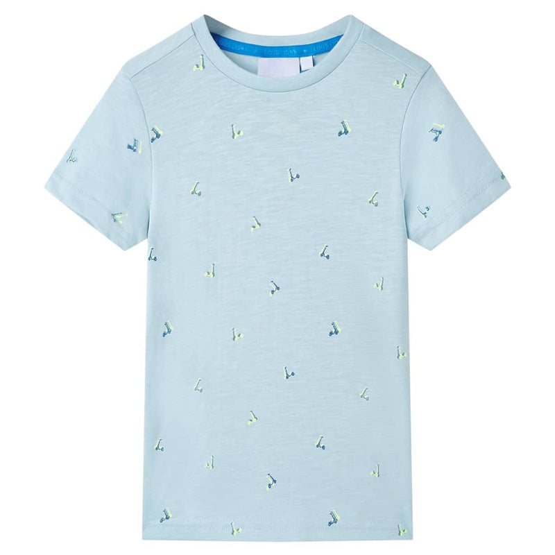 Kinder-T-Shirt Hellblau 140