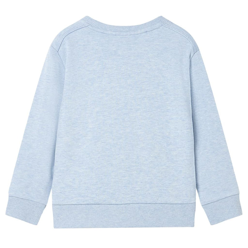 Kinder-Sweatshirt Hellblau Melange 128