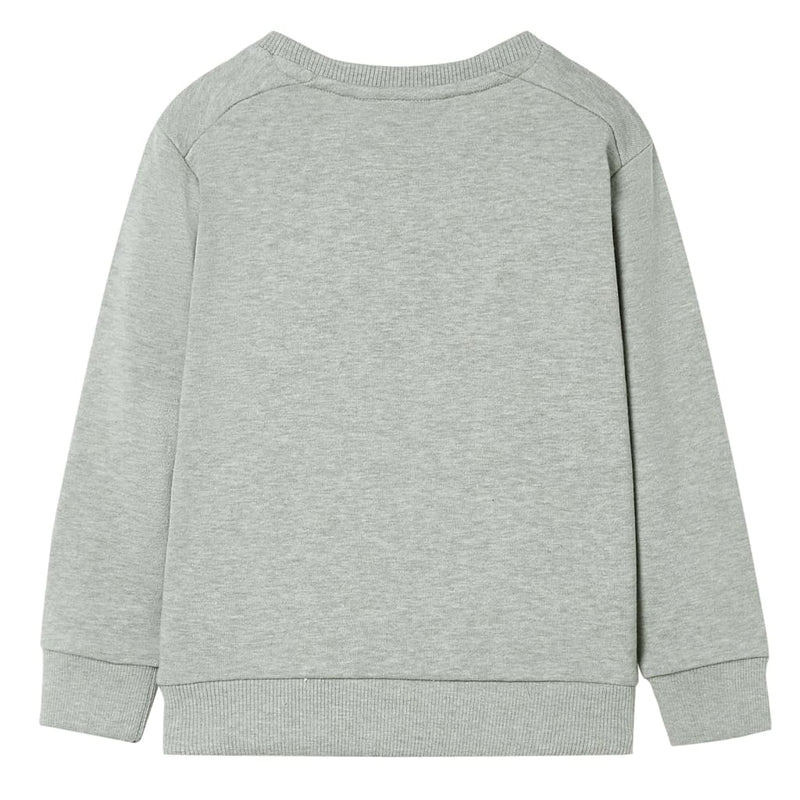 Kinder-Sweatshirt Hellkhaki Melange 128