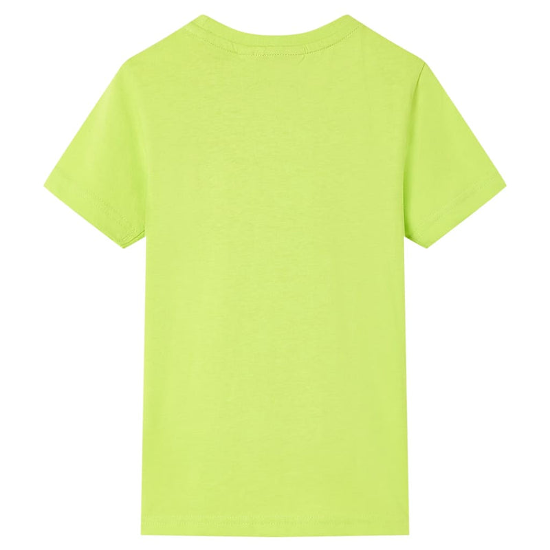 Kinder-T-Shirt Limette 128