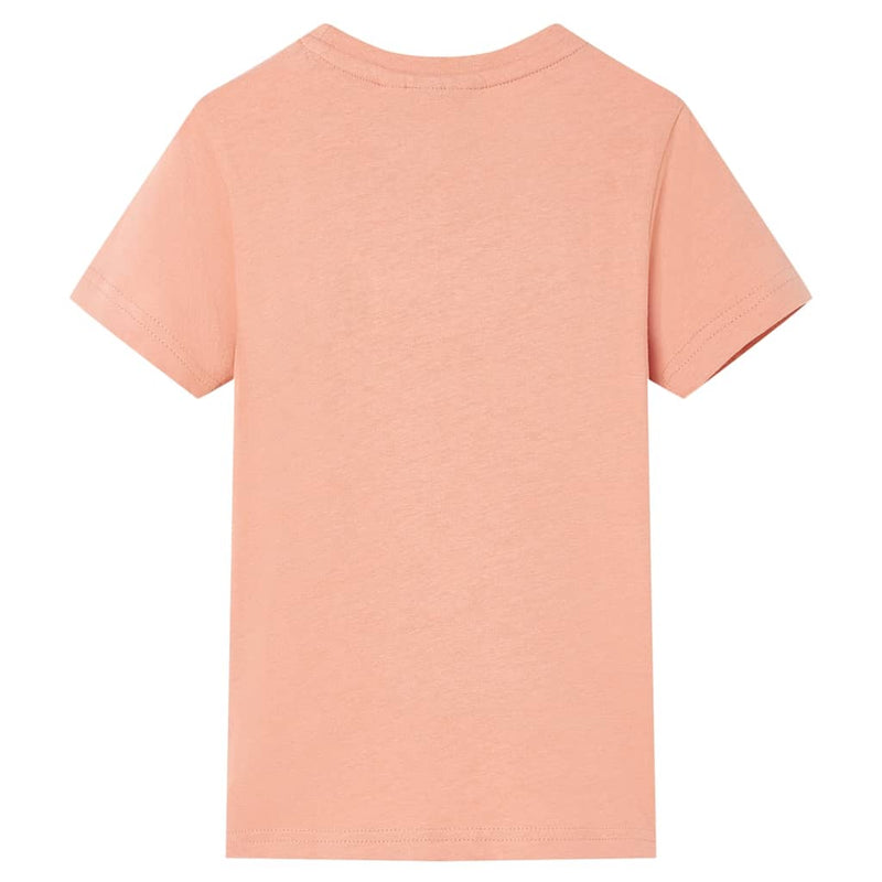 Kinder-T-Shirt Hellorange 92