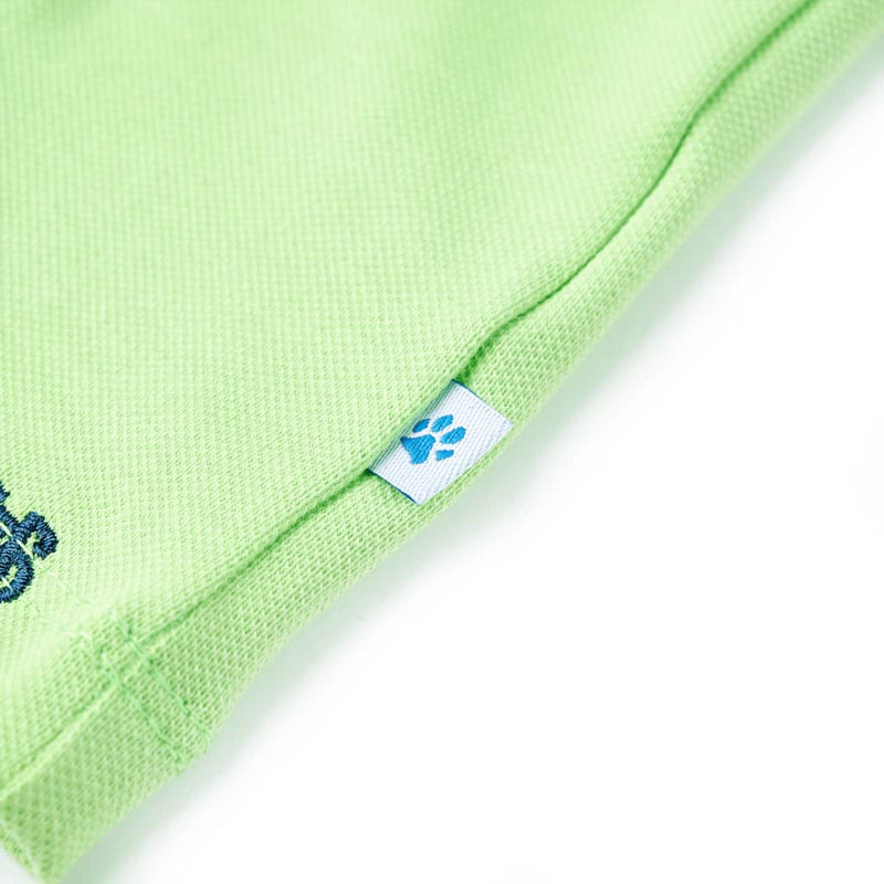 Kinder-Poloshirt Neongrün 92