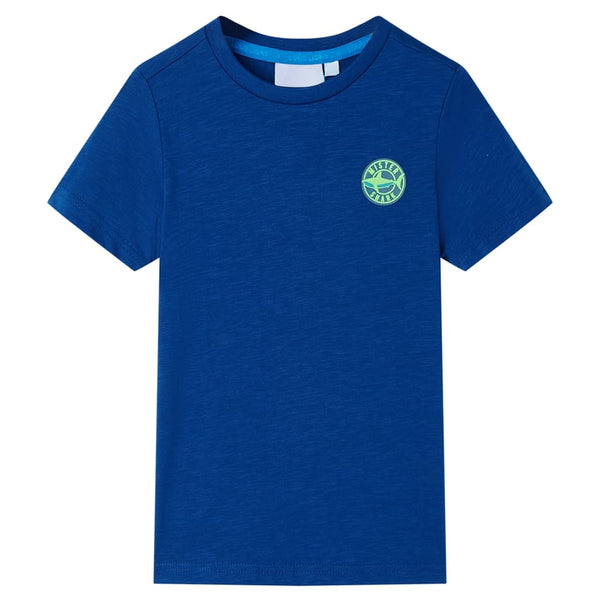 Kinder-T-Shirt Dunkelblau 116