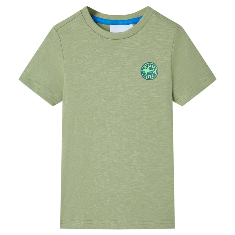 Kinder-T-Shirt Helles Khaki 104