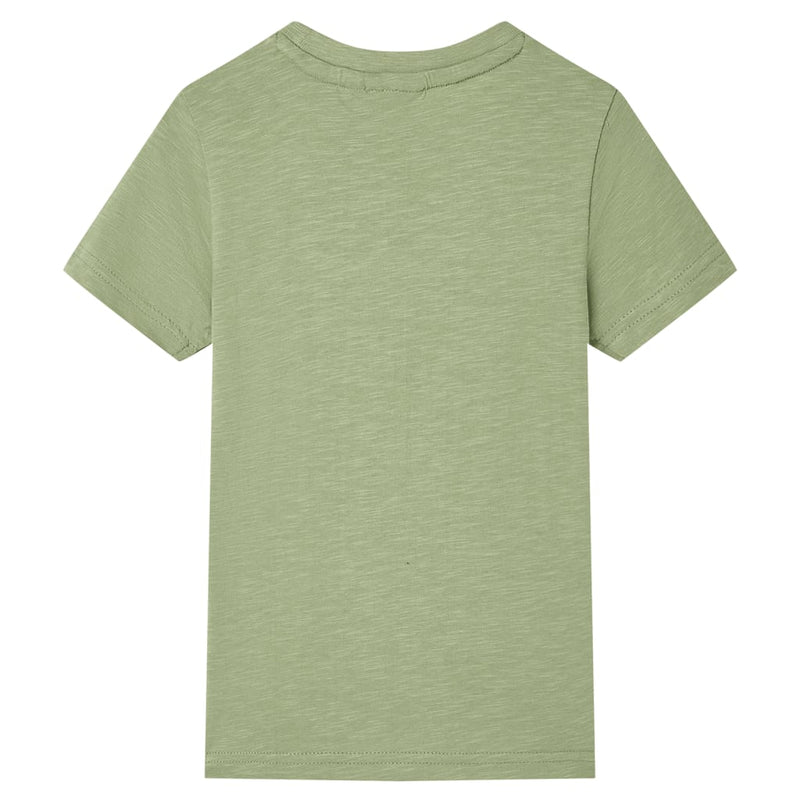 Kinder-T-Shirt Helles Khaki 104