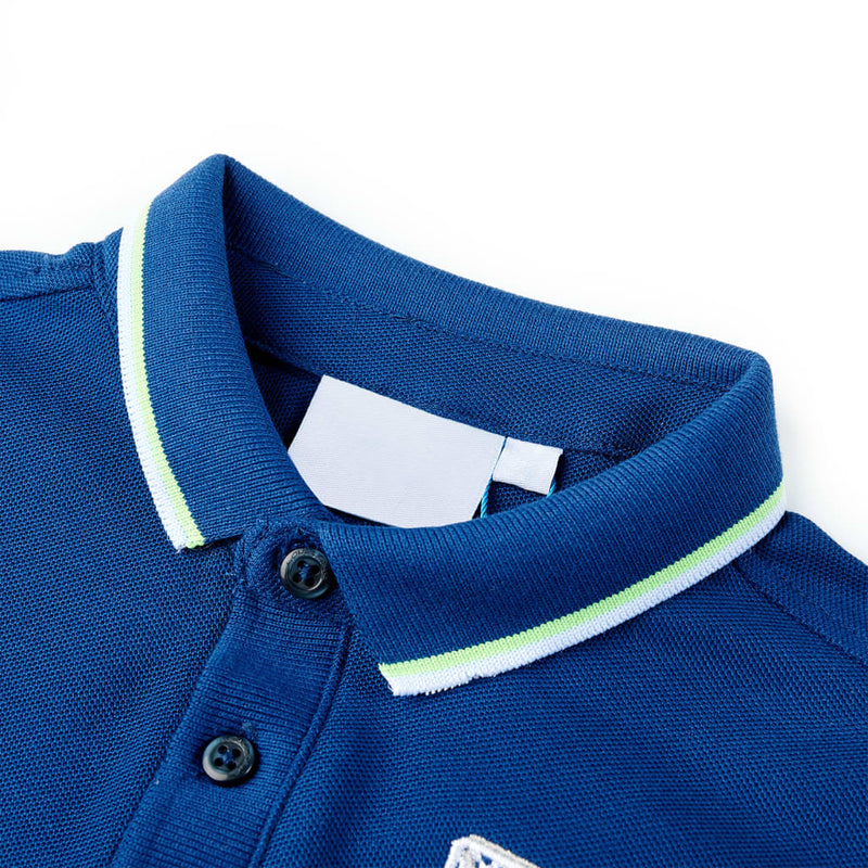 Kinder-Poloshirt Dunkelblau 92