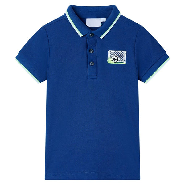 Kinder-Poloshirt Dunkelblau 116