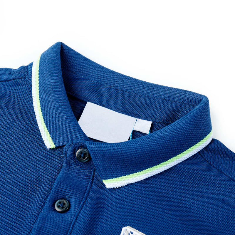 Kinder-Poloshirt Dunkelblau 116