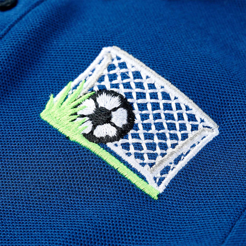 Kinder-Poloshirt Dunkelblau 116