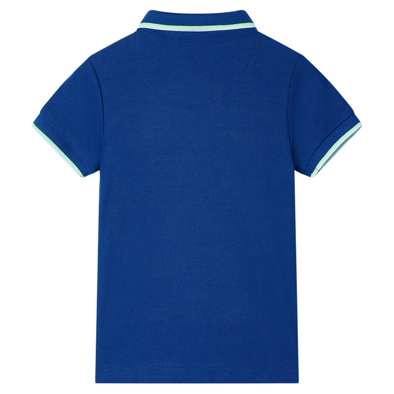 Kinder-Poloshirt Dunkelblau 128