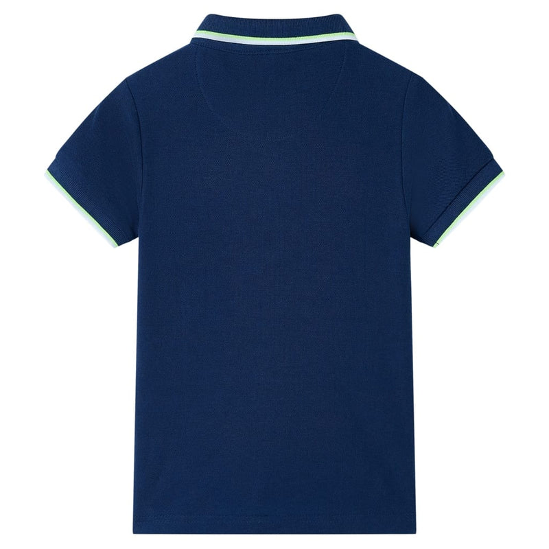 Kinder-Poloshirt Marineblau 92