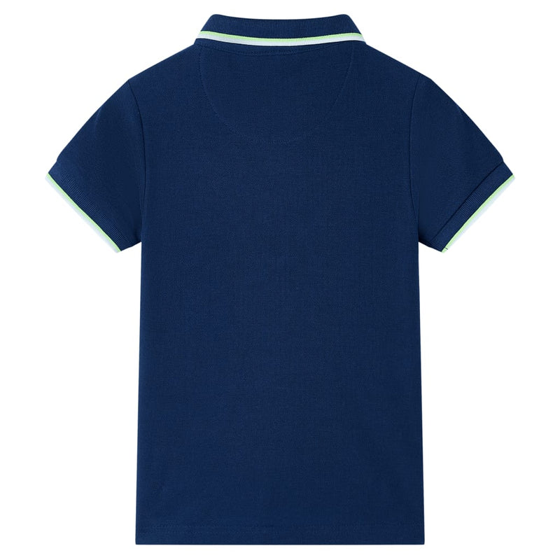 Kinder-Poloshirt Marineblau 104