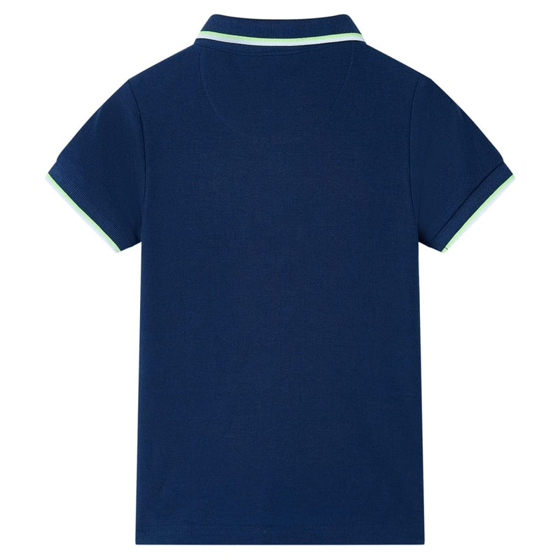 Kinder-Poloshirt Marineblau 116