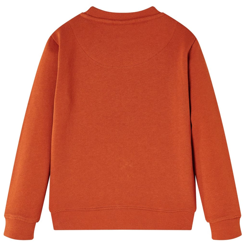 Kinder-Sweatshirt Rostbraun 92