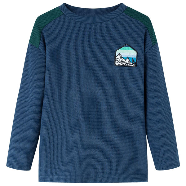 Kinder-Sweatshirt Marineblau 92