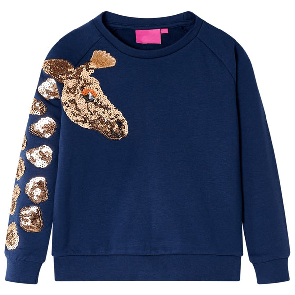 Kinder-Sweatshirt Marineblau 92