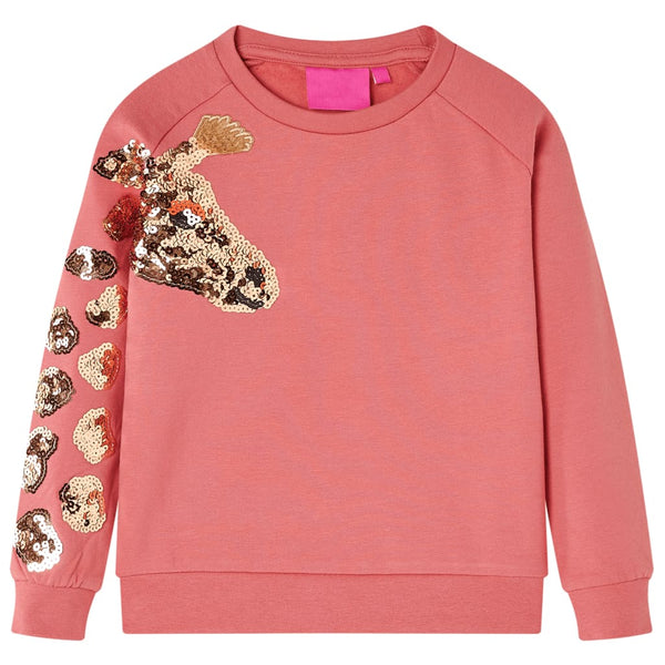 Kinder-Sweatshirt Altrosa 92