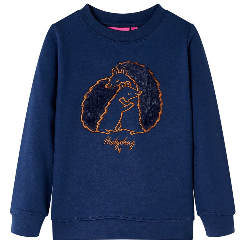 Kinder-Sweatshirt Marineblau 92