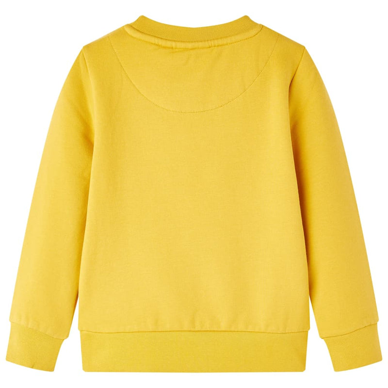 Kinder-Sweatshirt Dunkles Ocker 92