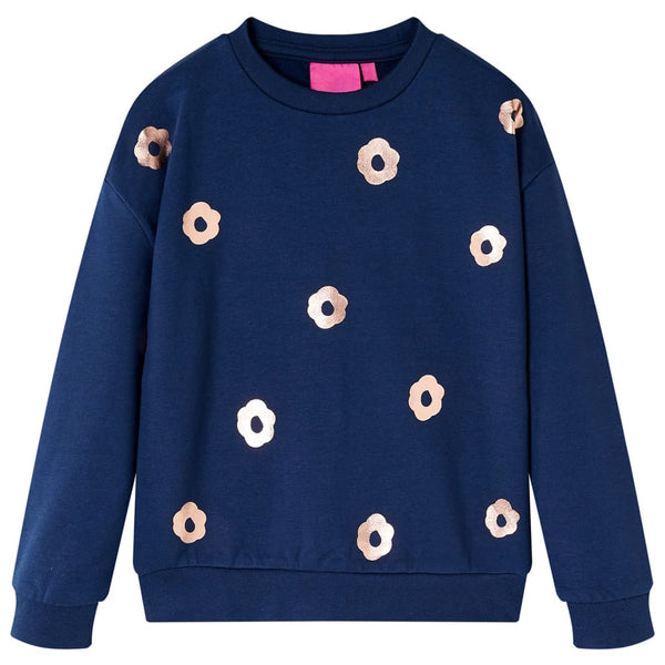 Kinder-Sweatshirt Marineblau 92