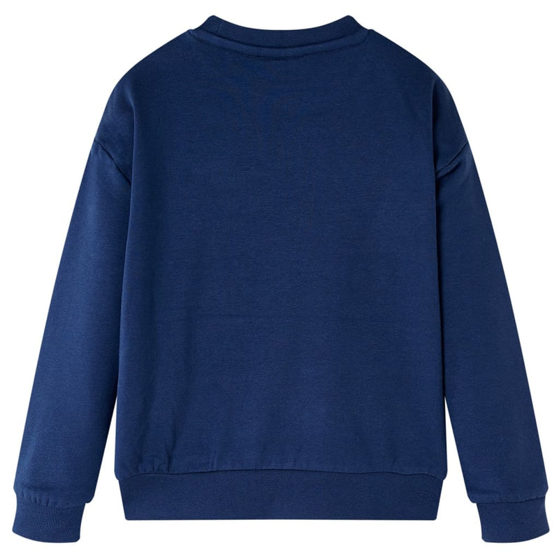 Kinder-Sweatshirt Marineblau 104