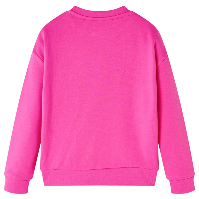 Kinder-Sweatshirt Dunkelrosa 92