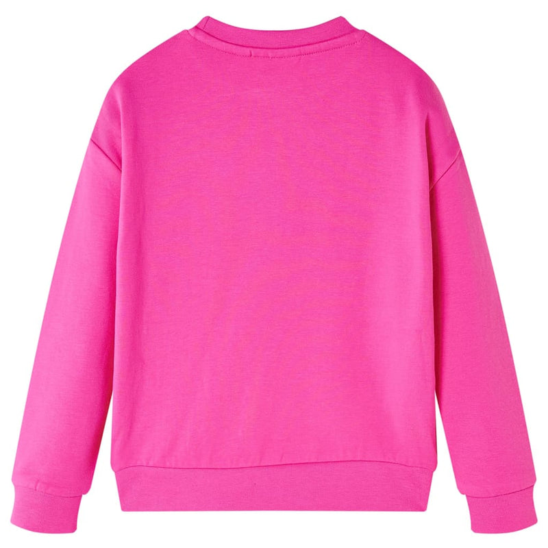 Kinder-Sweatshirt Dunkelrosa 104