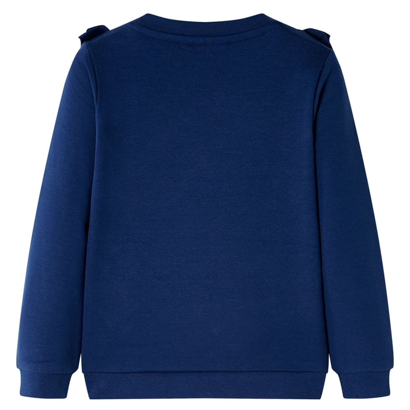 Kinder-Sweatshirt Marineblau 92