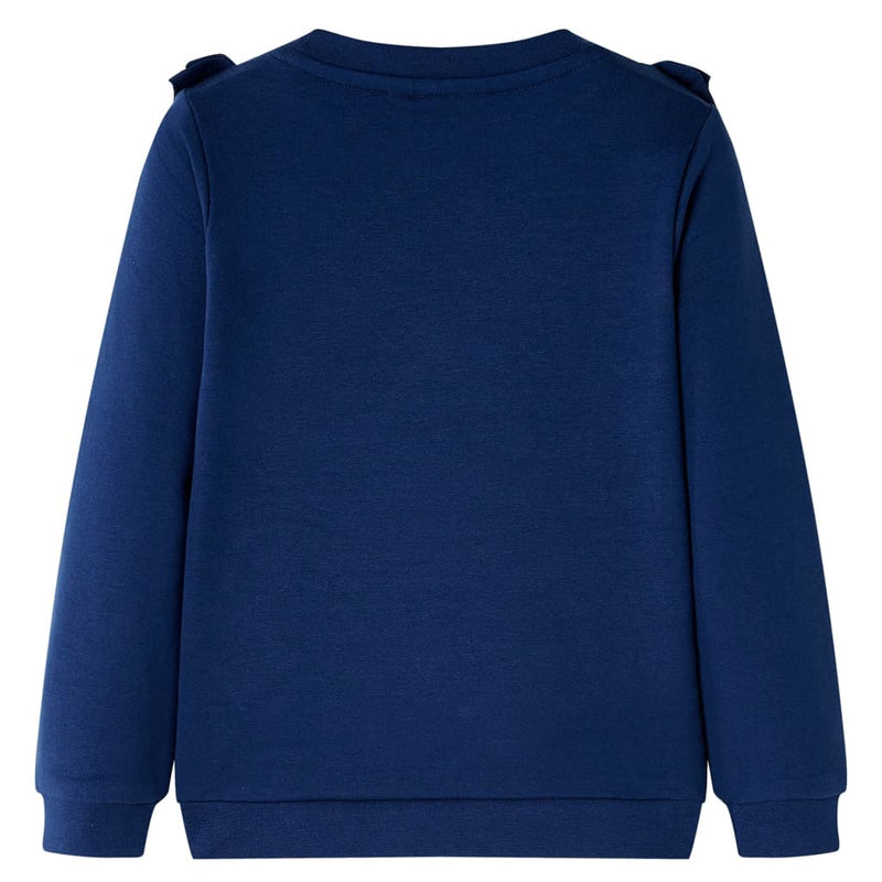 Kinder-Sweatshirt Marineblau 104