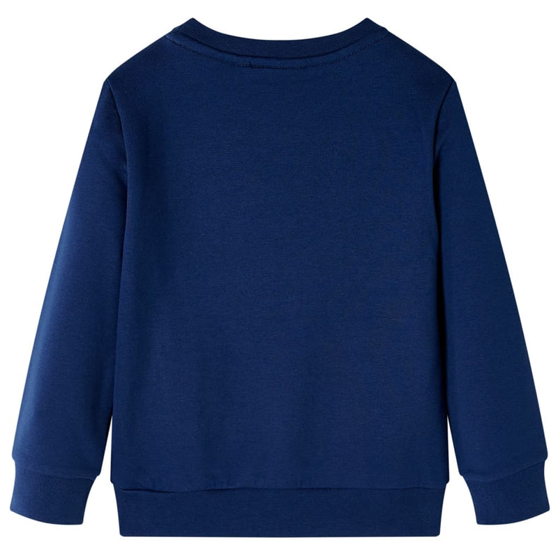 Kinder-Sweatshirt Marineblau 104