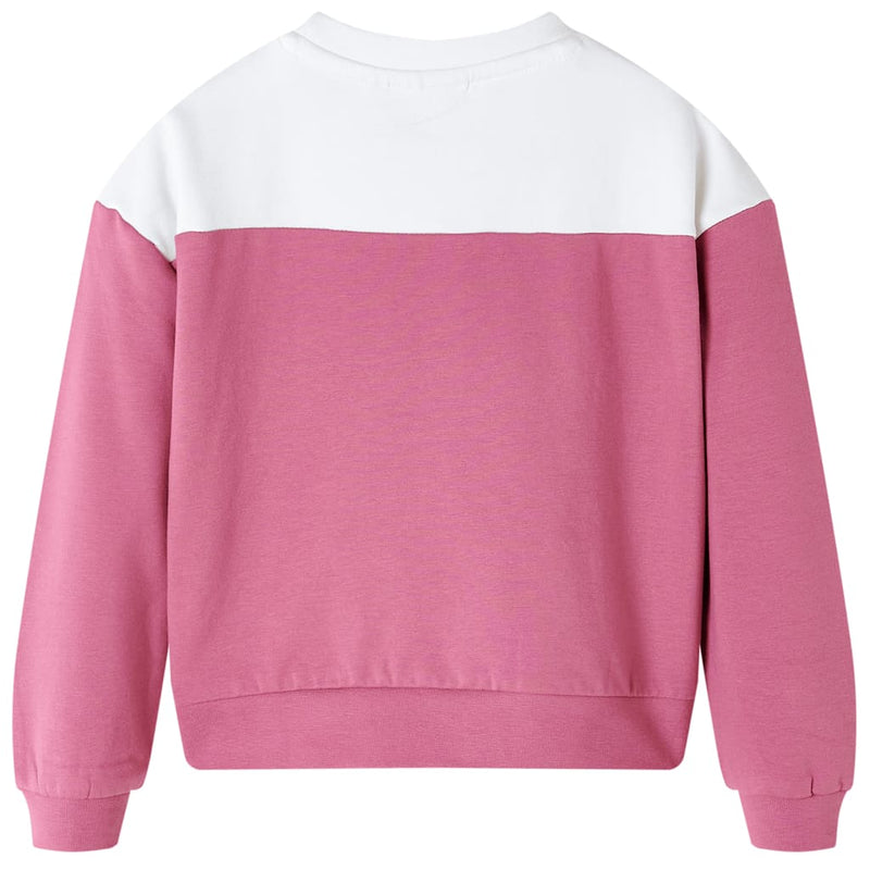 Kinder-Sweatshirt Himbeerrosa 104